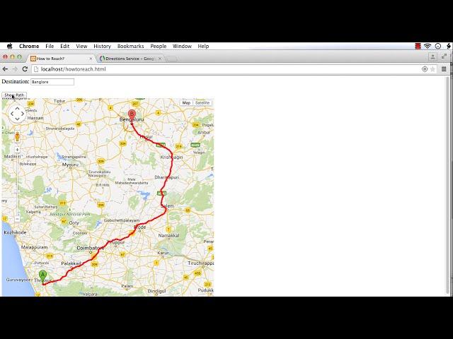 How To Reach? A Unique Location-Aware Application Developed using HTML5