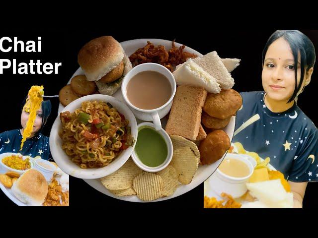 Viral Tea Platter | Chai Thali | I Made this Platter For my Husband | Sunday Special Viral Recipe