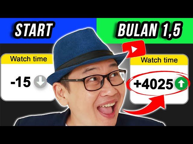 TERCEPAT  Cara Cepat 4000 Jam Tayang Monetisasi Youtube Adsense bagi Youtuber Pemula