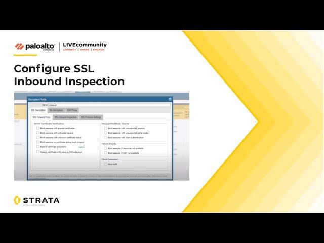 Configure SSL Inbound Inspection