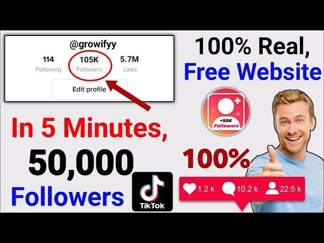 How To Get Free Tiktok Followers No Human Verification 2024