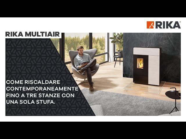 RIKA MULTIAIR | Come riscaldare contemporaneamente fino a tre stanze con una sola stufa. | IT