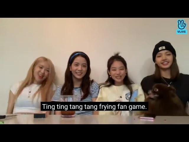 BLACKPINK playing Frying Pan Game (づ￣ ³￣)づ