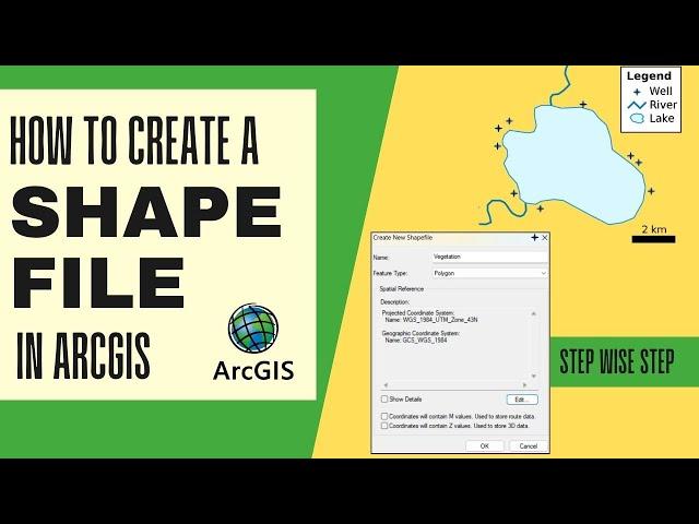 How to Create a Shape File in ArcGIS | In Hindi | Point, Line & Polygon | Step wise Step