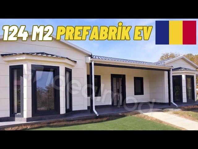 ROMANYA'DA 124 M2 MODERN & UYGUN PREFABRİK EV !