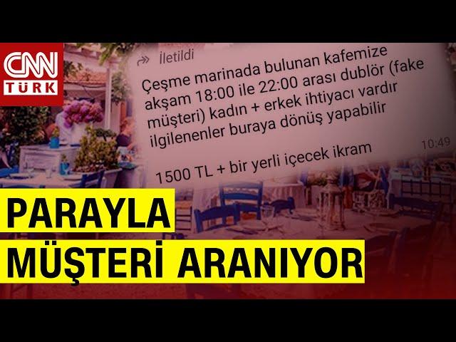 Çeşme'de Gündem Olan O İş İlanı! 1500 TL'ye Yalancı Müşteri Aranıyor!