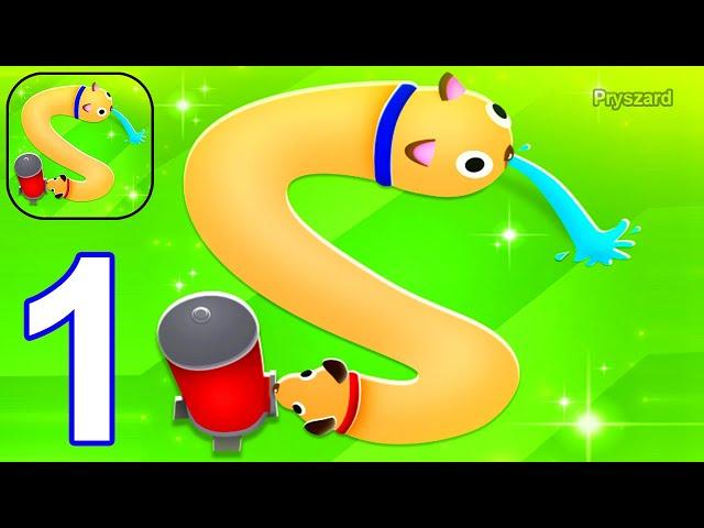 Cats & Dogs 3D - Gameplay Walkthrough Part 1 Tutorial Level 1-20 (iOS, Android Gameplay)