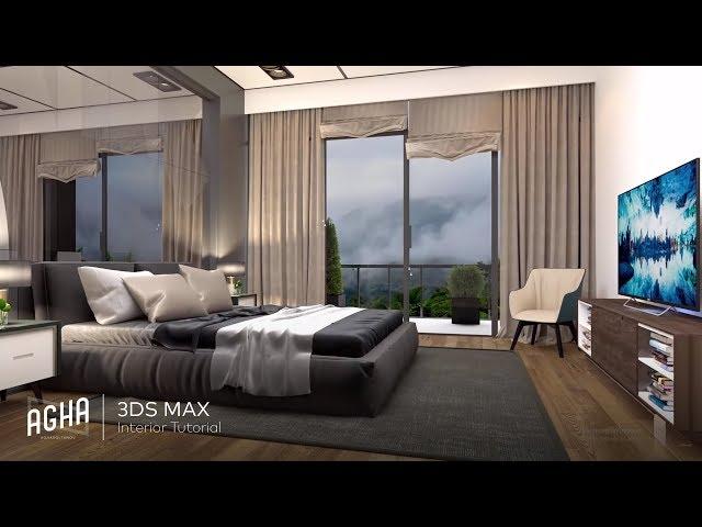 3Ds Max 2018 Interior Design ( Vray Render + Photoshop)