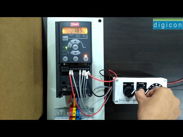 Configuring VLT Micro Drive FC51 for Two wire start/stop with Multi-setup (Auto/manual) || DIGICON