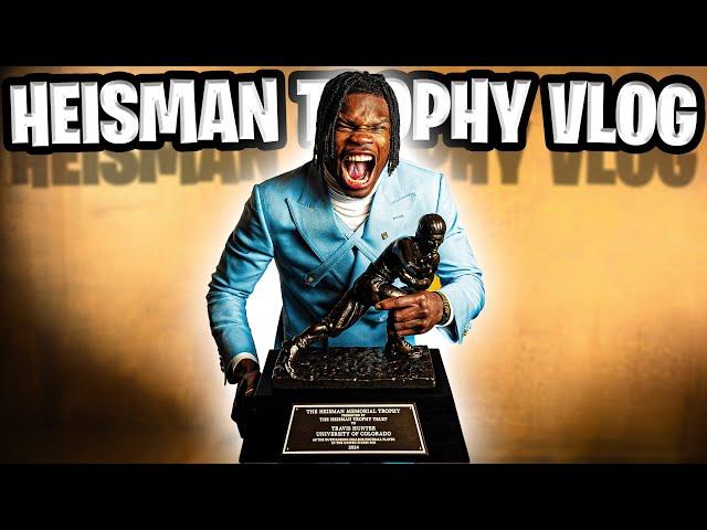 TRAVIS HUNTER WON THE HEISMAN TROPHY (HEISMAN DAY VLOG IN NYC)