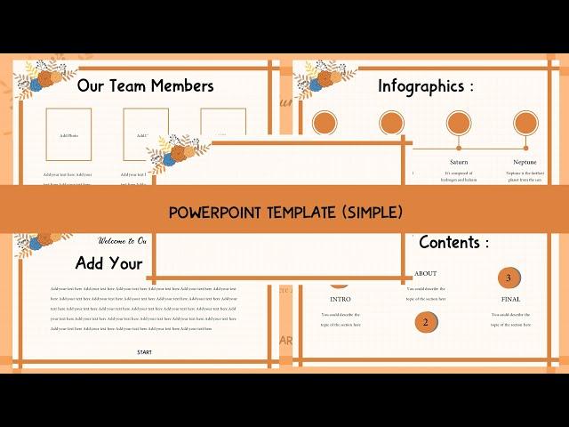 FREE TEMPLATE || A SIMPLE POWERPOINT TEMPLATE  (Ft PIKBEST) || 2021