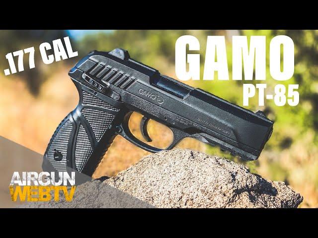 AIRGUN REVIEW - GAMO PT-85 - CO2 Pellet Pistol with Blowback