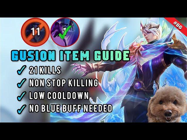 GUSION Item Build Guide 2021: Kill Like Gusion Gods With This Extremely Low Cooldown Build | MLBB