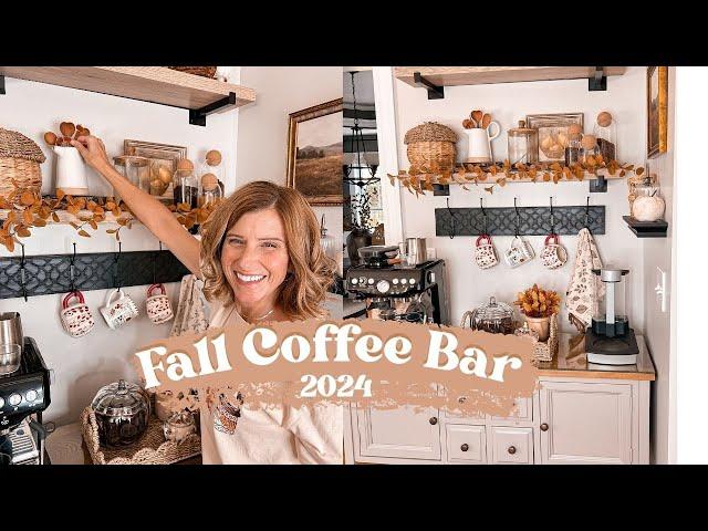 *NEW* FALL 2024 DECORATE WITH ME | FALL COFFEE BAR IDEAS