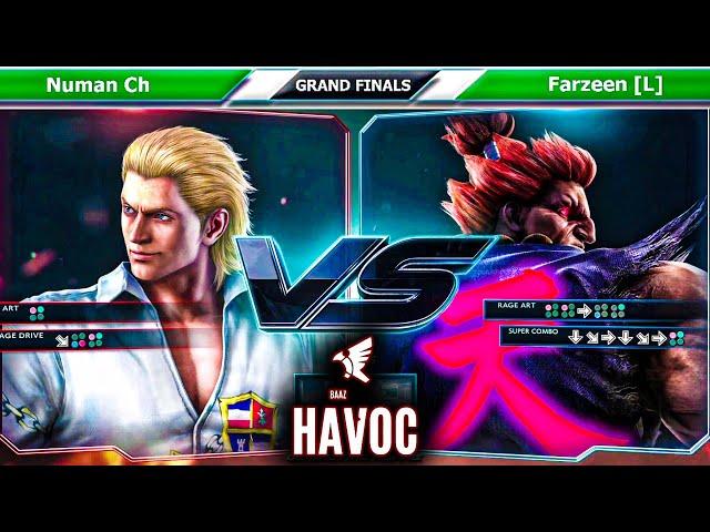 HAVOC 002 GRAND FINAL - NOMAN CH (Paul/Steve) vs FARZEEN (Akuma) TEKKEN 7