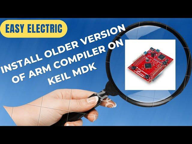 Install  Older Version of ARM Compiler on Keil MDK