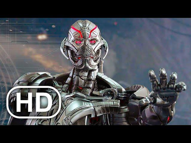 Thanos Loses To Ultron In A Fight Scene 4K ULTRA HD - Marvel Cinematic