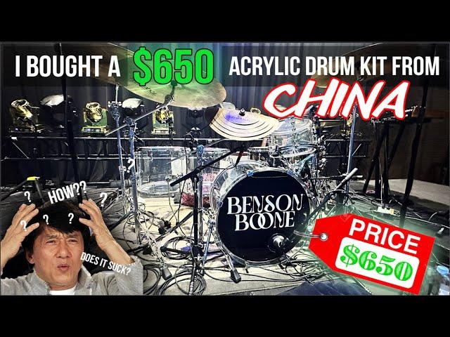 I Bought a $650 PLASTIC Drum Kit from CHINA