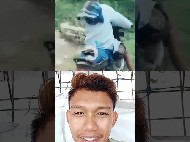 Viral Simbah Kakung naik motor nyungsep#vidiofyp