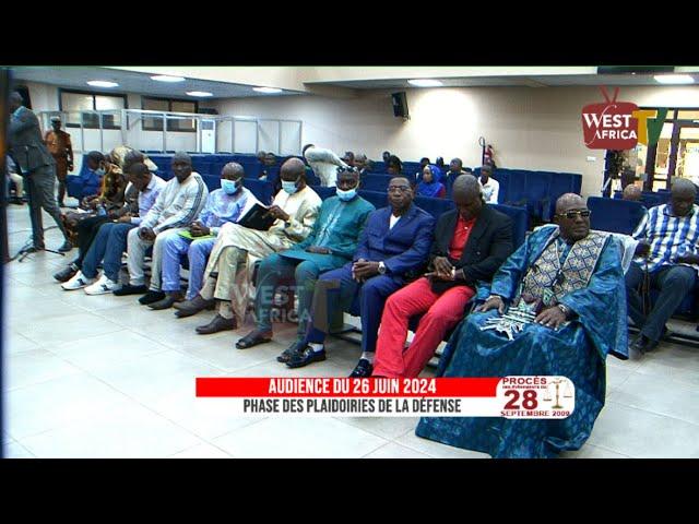 Procès du 28 septembre 2009 - audience du 26 juin 2024 sur WEST AFRICA TV