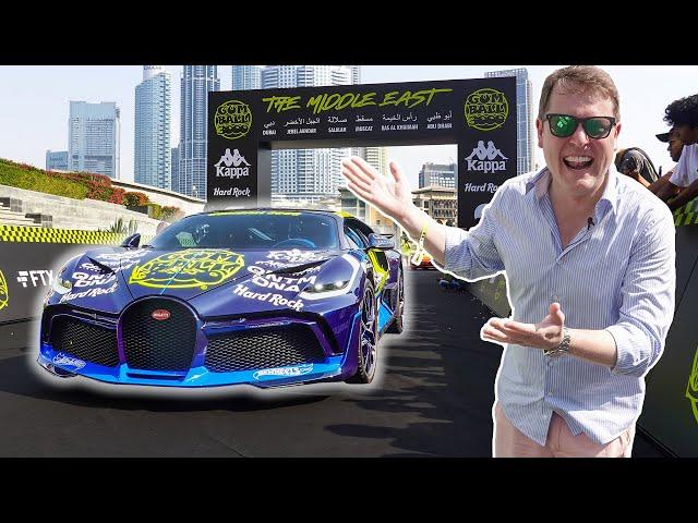 GUMBALL 3000 DUBAI IS GO! Bugatti Divo and the COMPLETE START of the 2022 Rally