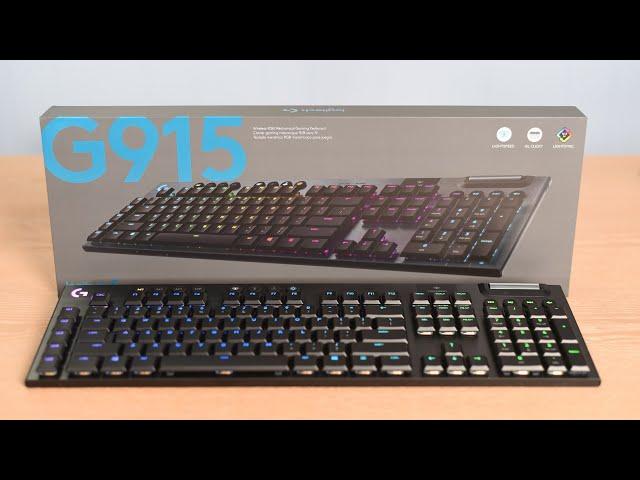 Logitech G915 Wireless "Clicky" Mechanical RGB Gaming Keyboard Review