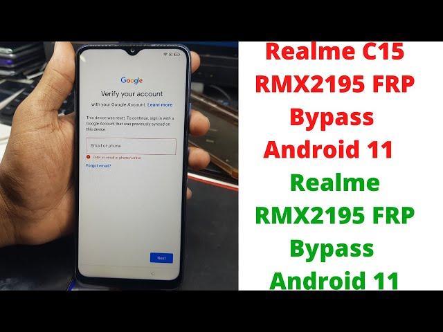 Realme C15 RMX2195 FRP Bypass Android 11 - realme rmx2195 frp bypass android 11 - realme rmx2195 frp