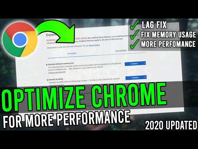 How To Optimize Google Chrome For More Performance  | Fix 100% Memory Usage And Make Chrome Faster