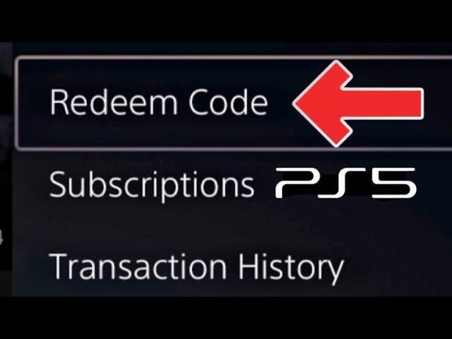 PS5 How to Redeem Codes NEW!