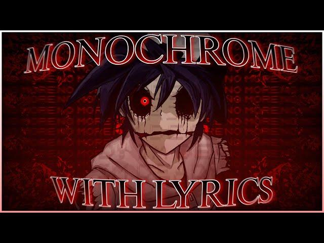 Monochrome With Lyrics - Hypno’s Lullaby Lyrical Cover By Dwerbi