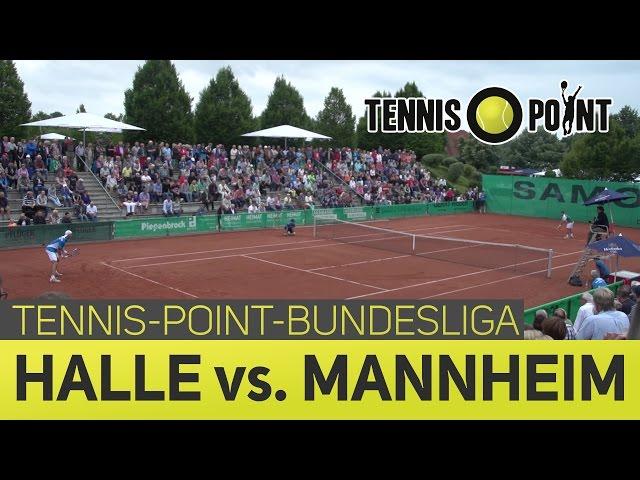 Tennis-Point-Bundesliga - Halle gegen Mannheim I Tennis-Point.de