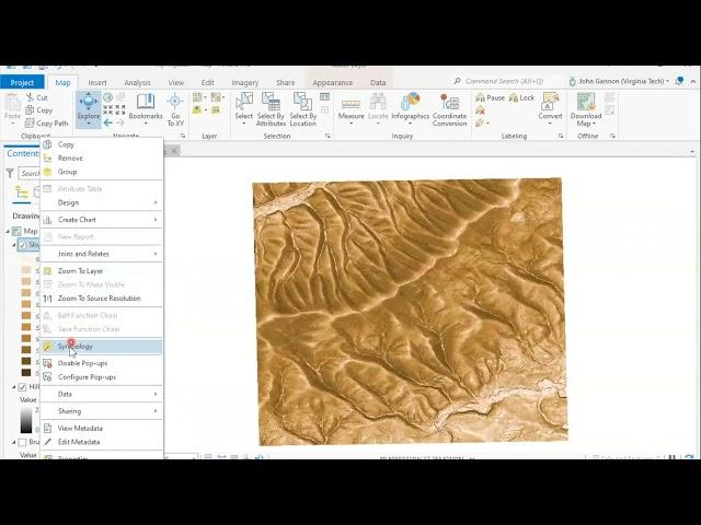 arcgis pro slope map