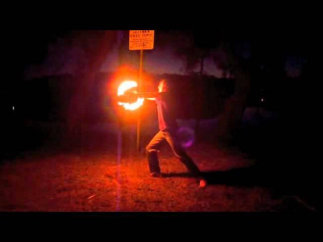 HoP Twista Fire Poi - First burn