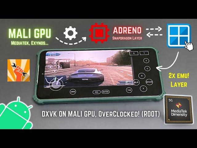 WINLATOR PC Emulator - DXVK Turnip Driver Fix On Mali GPU Phone!