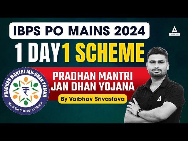 IBPS PO Mains 2024 | Pradhan Mantri Jan Dhan Yojana | IBPS PO Mains GA | By Vaibhav Srivastava