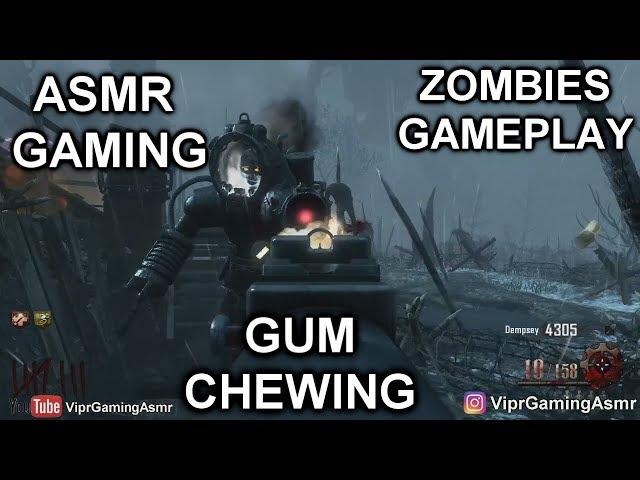 ASMR GAMING | BLACK OPS 2 ZOMBIES GAMEPLAY | GUM CHEWING W/ CONTROLLER SOUNDS