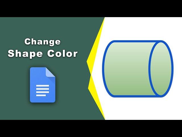 How to change shape color in google docs