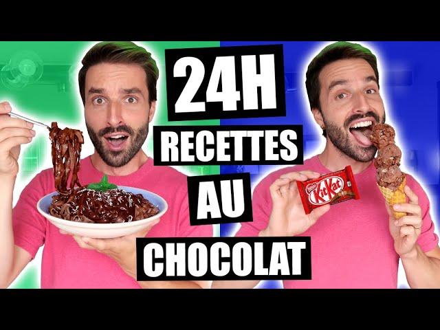 JE MANGE QUE DES RECETTES AU CHOCOLAT PENDANT 24H - CARL IS COOKING