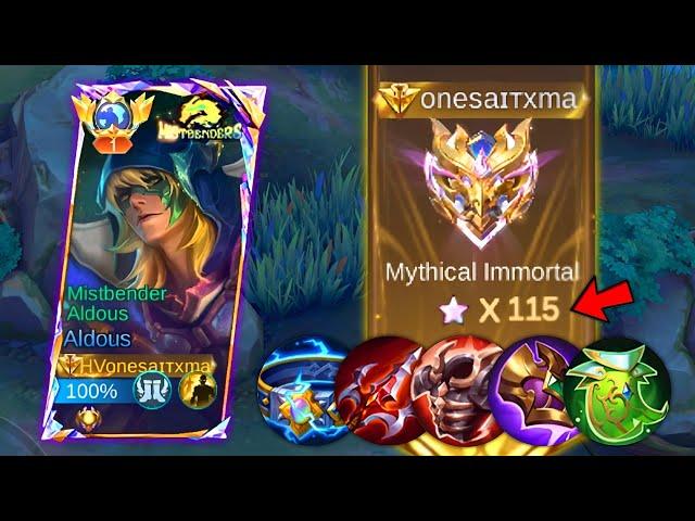 ALDOUS BEST BUILD TO SUSTAIN IN SOLO IMMORTAL RANKED GAME!!! (they underestimated aldous)