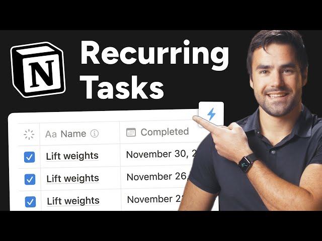 Notion FINALLY Made Recurring Tasks Work.