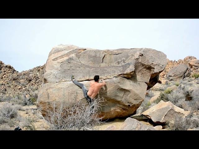 Desert Teflon, V4. Joshua Tree