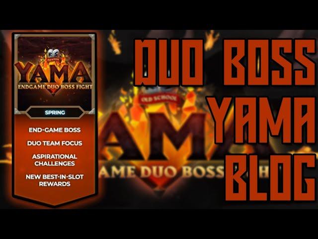 NEW DUO BOSS YAMA - RUNEFEST BLOG (OSRS)