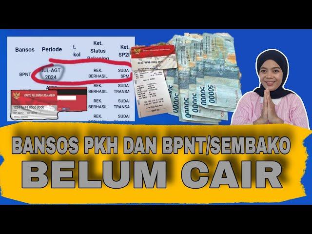 INI BUKTINYA BANSOS PKH DAN BPNT BELUM CAIR