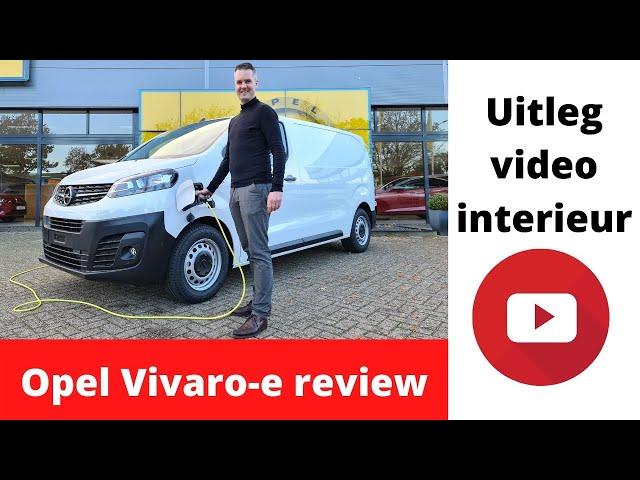 Nieuwe Opel Vivaro-e review - Uitleg video interieur