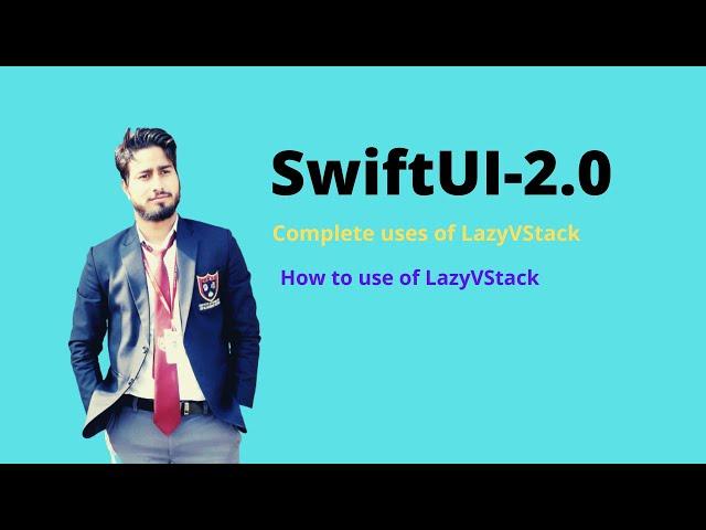 SwiftUI-2.0 Best Tutorial LazyVStack Example