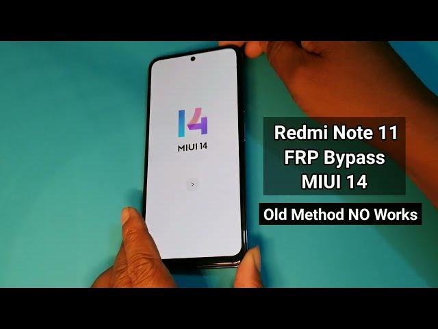 Redmi Note 11 FRP Bypass MIUI 14 Without Computer | NO Talkback | Redmi Note 11 MIUI 14 FRP Unlock