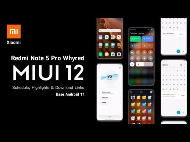 MIUI 12 Stabil Android 11 Redmi Note 5 Pro Whyred