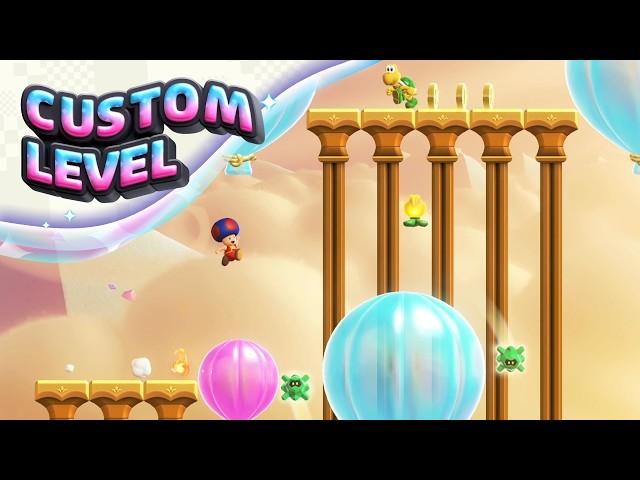 Super Mario Bros. Wonder Custom Level - "Sugarstar Summit"