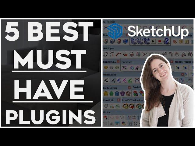 Top 5 SketchUp Extensions | The Best Plugins You Need To Know | Speed up Your Work in SketchUp