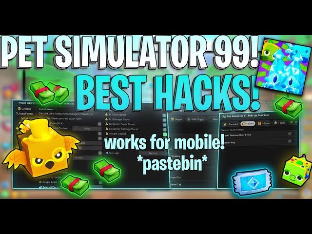 [ MILLIONAIRE ] Pet Simulator 99 OP Farm Scripts: FAST Auto Farm l EGG Hatch l MOBILE! **PASTE**